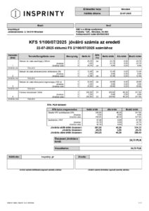 🧾 Wzorzec wydruku Korekty Faktury Sprzedaży – wersja węgierska (Subiekt nexo PRO)